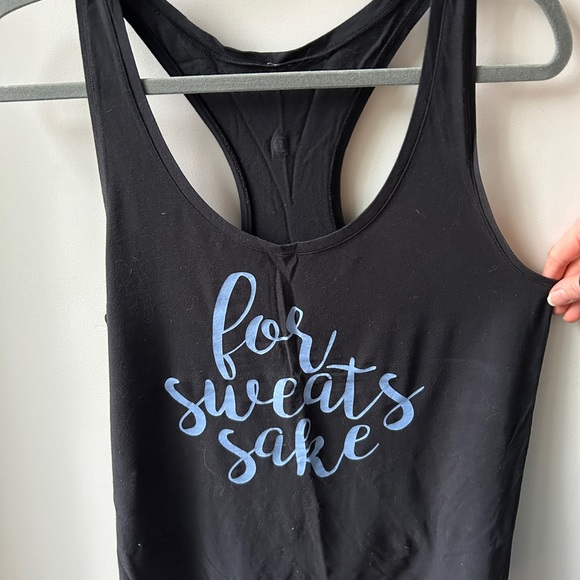 Lululemon black racerback tank size 10 - Picture 2 of 4